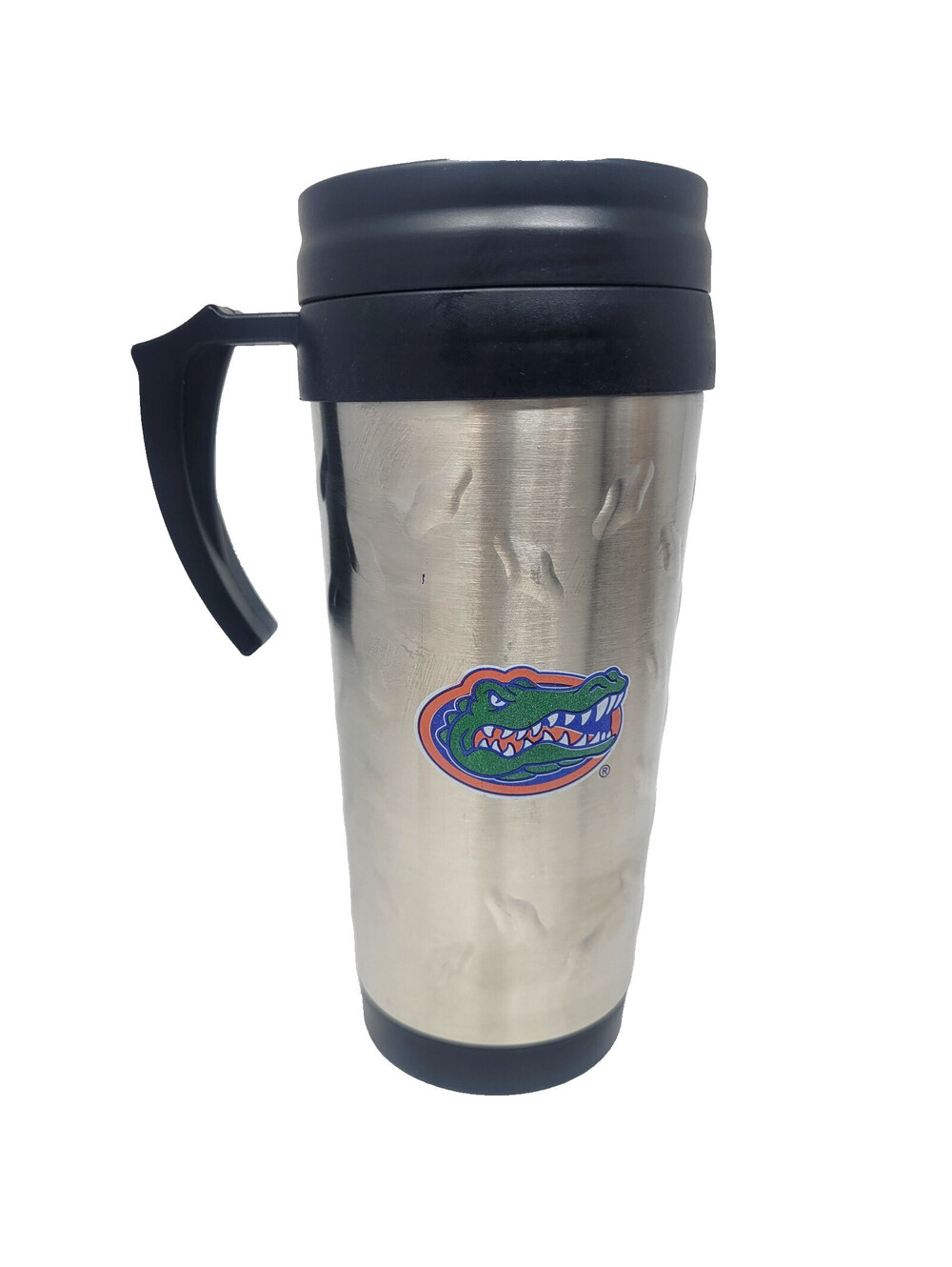 University Florida Gators 16 oz Stainless Steel Travel Mug Insulated Handle Lid